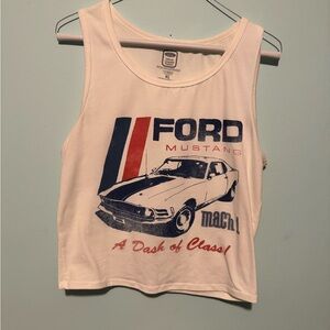Ford Licensed Graphic Crop Tank